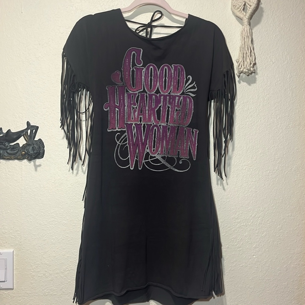 Midnight Ryder Willie Nelson tassle dress